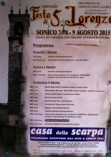 Festa di San Lorenzo a Sonico