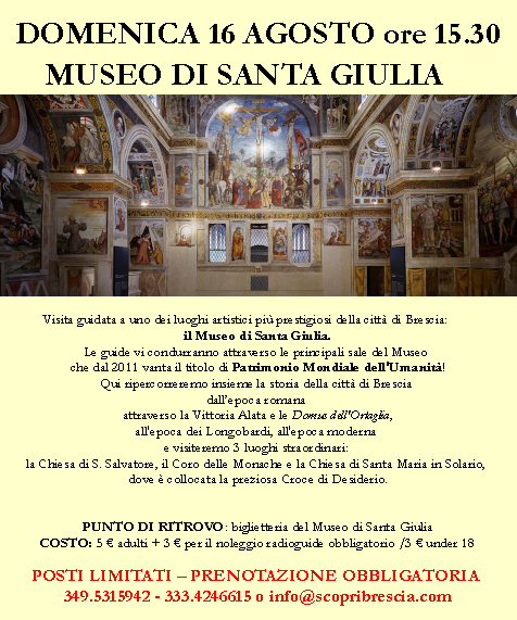 Museo di Santa Giulia con Scopri Brescia