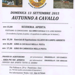 Autunno a Cavallo a Passirano