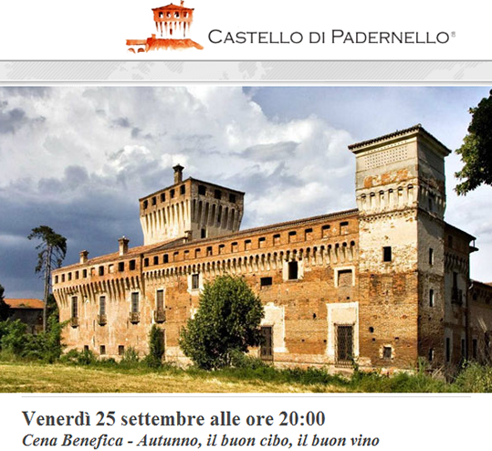 Cena Benefica al Castello di Padernello