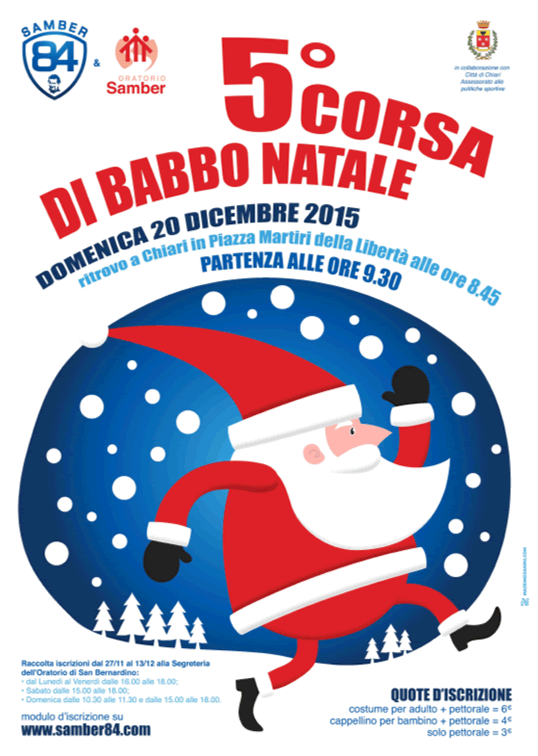 5 Corsa di Babbo Natale a Chiari