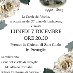 Concerto La Corale del Visello a Preseglie