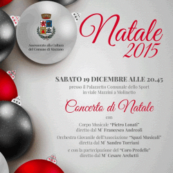 Concerto di Natale a Molinetto