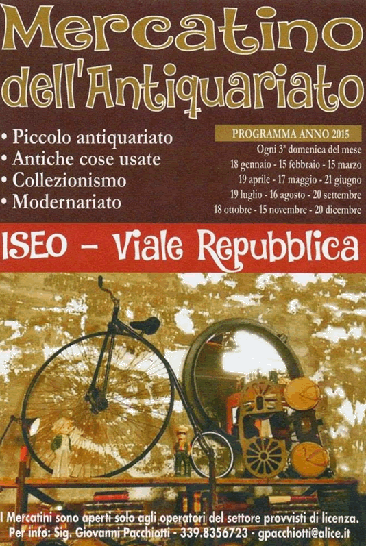 Mercatino dell'Antiquariato a Iseo