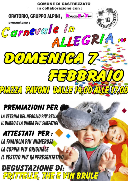 Carnevale in Allegria a Castrezzato 