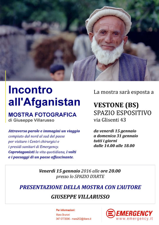 Mostra Incontro all'Afganistan a Vestone 