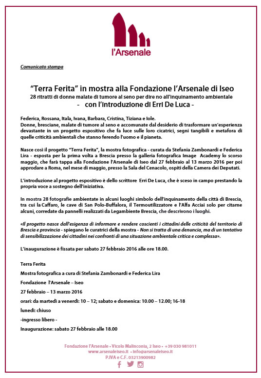 Terra Ferita a Iseo