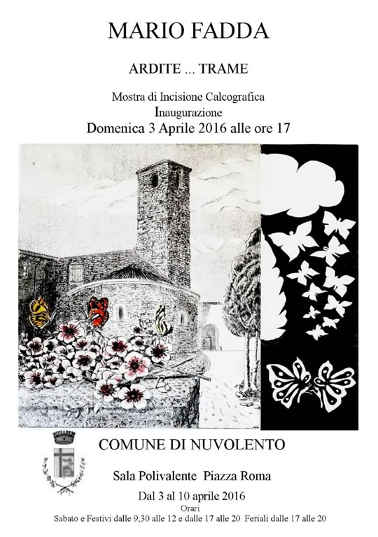 Mostra d'Incisione Calcografica a Nuvolento 