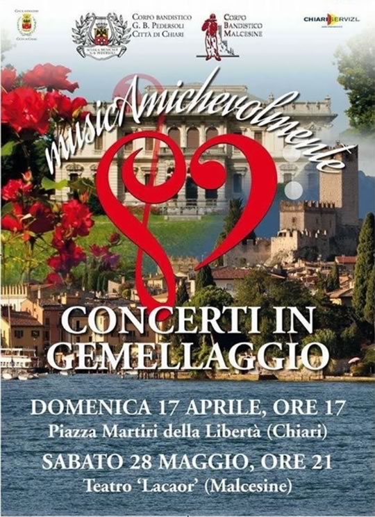 Concerti in Gemellaggio a Chiari e Malcesine