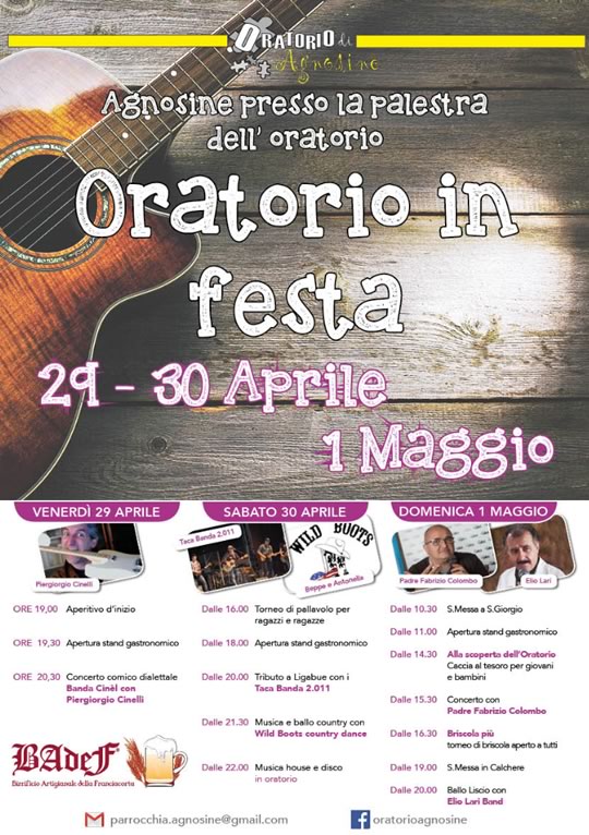 Oratorio in Festa ad Agnosine 