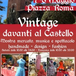 Vintage Davanti al Castello a Dello