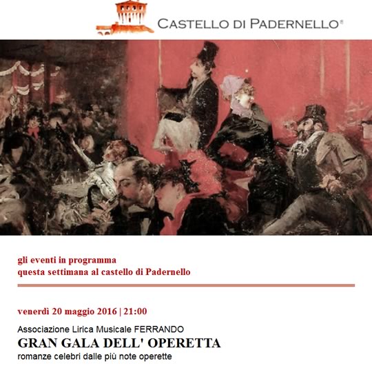 Gran Galà dell'Operetta a Padernello 