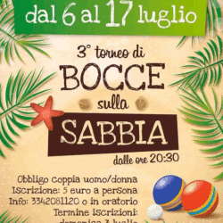 3 Torneo di Bocce sulla Sabbia a Ciliverghe