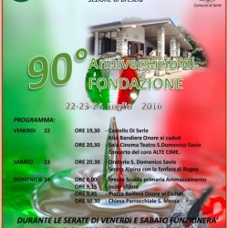 90 Fondazione Alpini Serle
