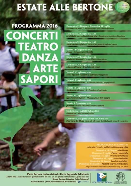 Concerti Teatro Danza Arte Sapori a Goito MN