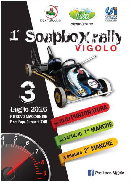 Soapbox x rally a Vigolo BG