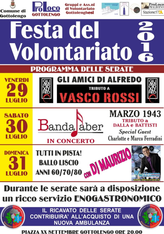 Festa del Volontariato a Gottolengo