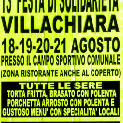 13 Festa di Solidarietà a Villachiara