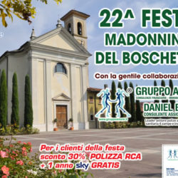 22° Festa Madonnina del Boschetto a Castel Mella