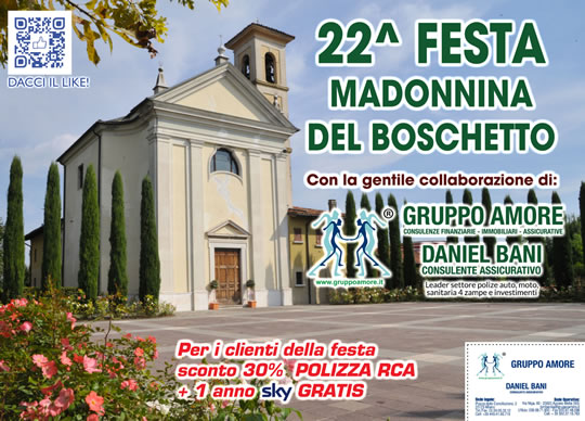 22° Festa Madonnina del Boschetto a Castel Mella 