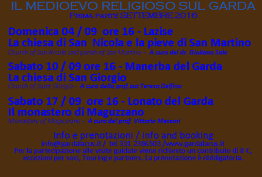 Il Medioevo Religioso sul Garda 