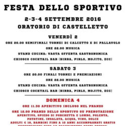 Festa dello Sportivo a Castelletto di Leno