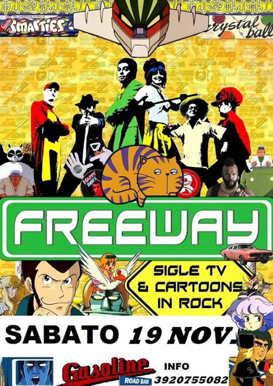 Freeway cover cartoon a Castegnato