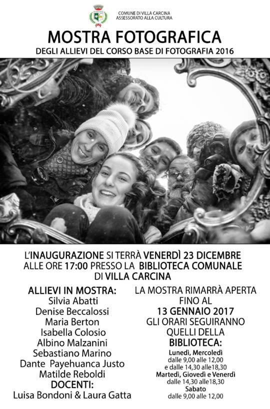 Mostra Fotografica a Villa Carcina 