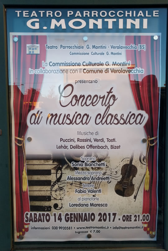 Concerto di Musica Classica a Verolavecchia  
