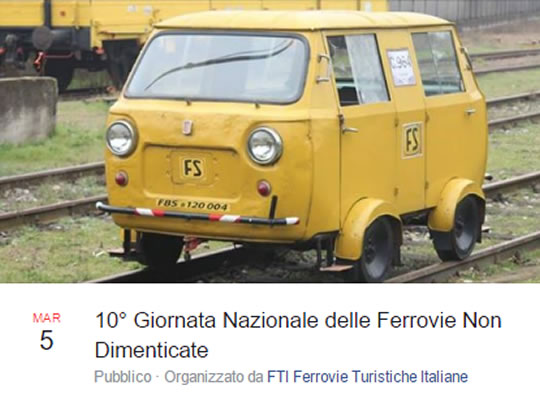 10 Giornata Nazionale delle Ferrovie non Dimenticate a Palazzolo 