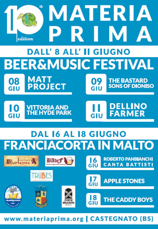 Materia Prima Beer‘n Musica Festival a Castegnato