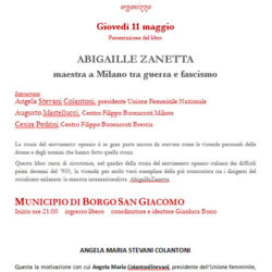 Presentazione Libro a Borgo San Giacomo