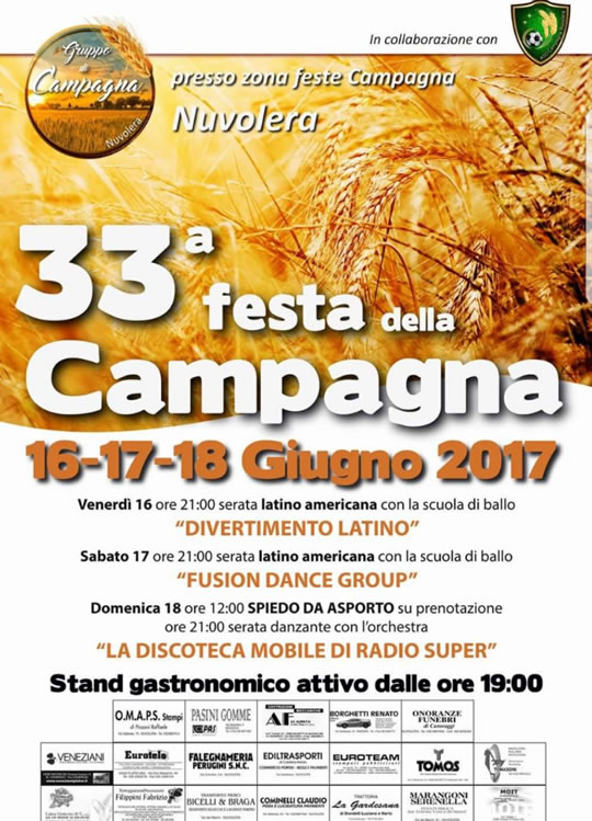 33° Festa della Campagnaa Nuvolera 