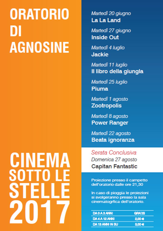 Cinema Sotto le Stelle Agnosine 