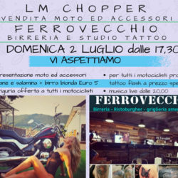 LM Chopper & Ferrovecchio Birreria e Tattoo for BIKERS a Coccaglio