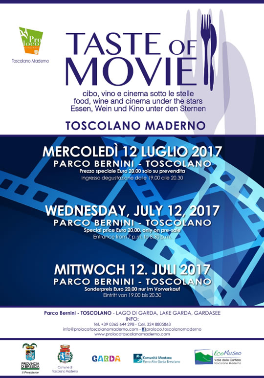 Taste of Movie a Toscolano Maderno 