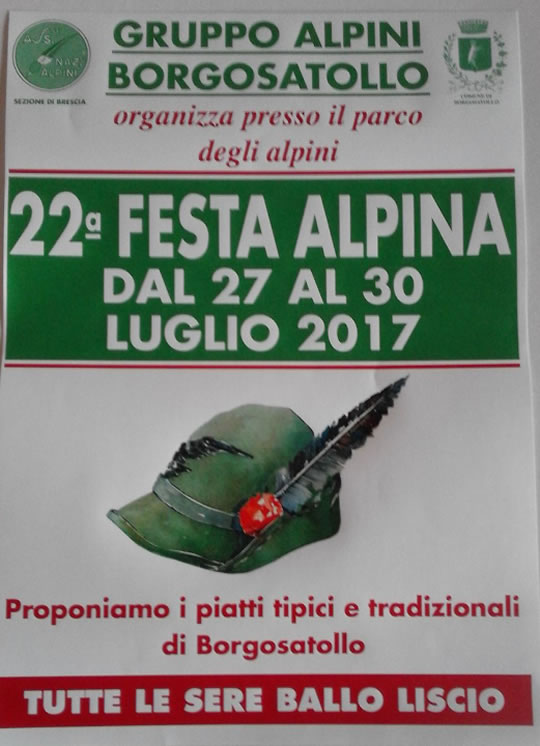 22 Festa Alpina a Borgosatollo