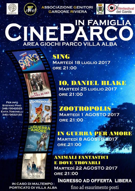 Cine Parco in Famiglia a Gardone Riviera 