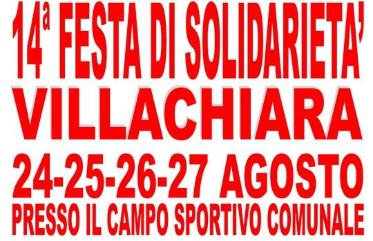 14 Festa di Solidarietà di Villachiara 