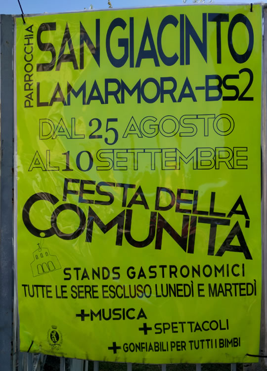 Festa della Comunità a Lamarmora 