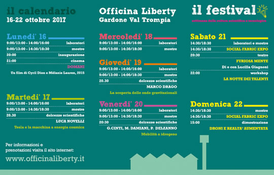 Festival Officina Liberty a Gardone Val Trompia 