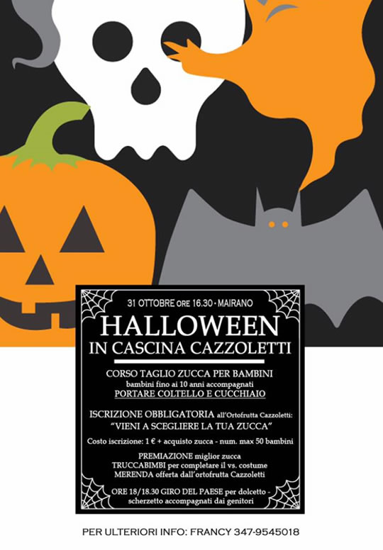 Halloween in Cascina a Mairano 