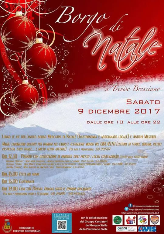 Borgo di Natale a Treviso Bresciano 