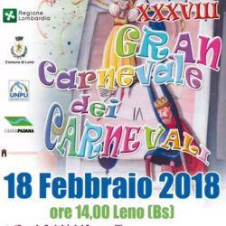 38 Gran Garnevale dei Carnevali a Leno