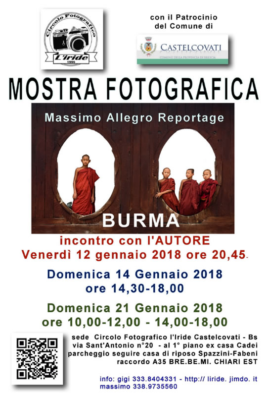 Burma Incontro con l'Autore a Castelcovati 