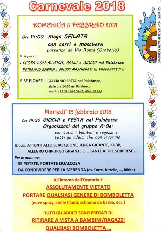 Carnevale a Pontoglio