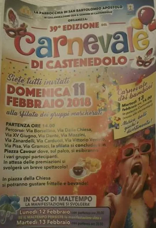 39 Carnevale di Castenedolo 