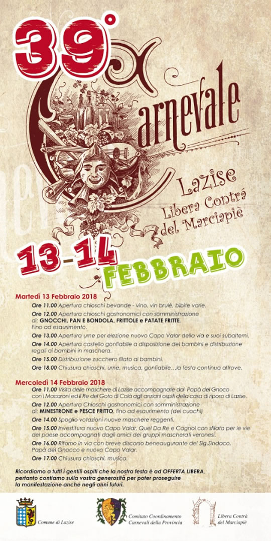 Carnevale del Marciapiè a Lazise 