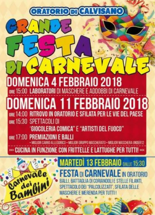 Grande Festa di Carnevale a Calvisano 