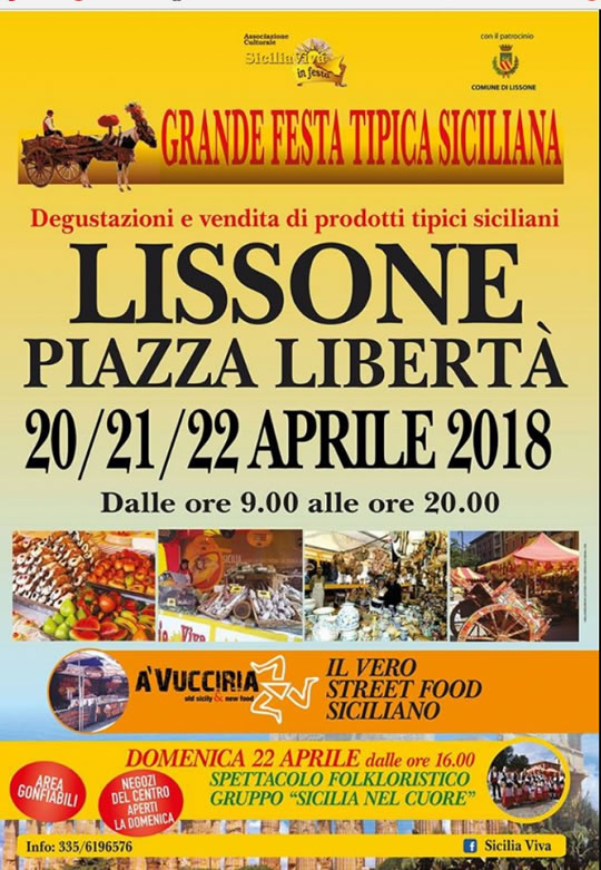 Grande Festa Tipica Siciliana a Lissone